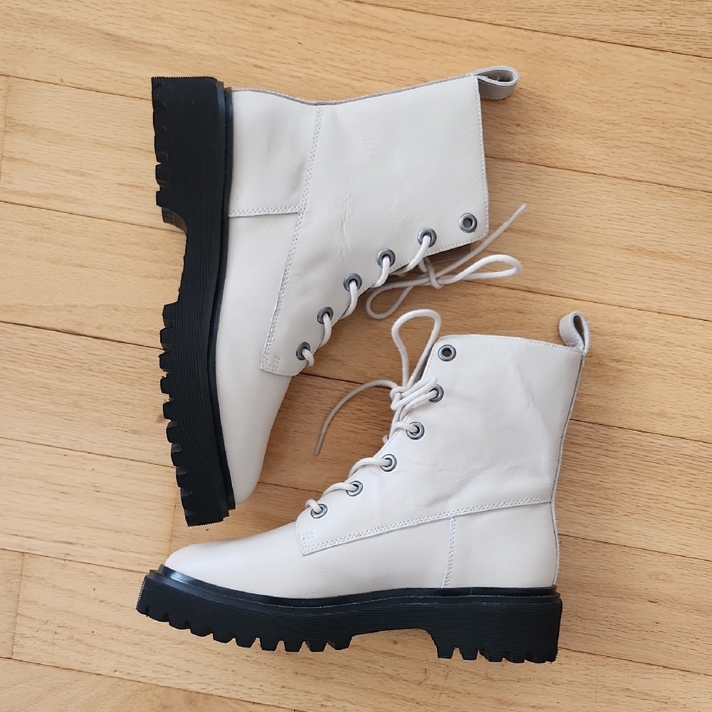 Madewell NEW Rayna Leather Boots